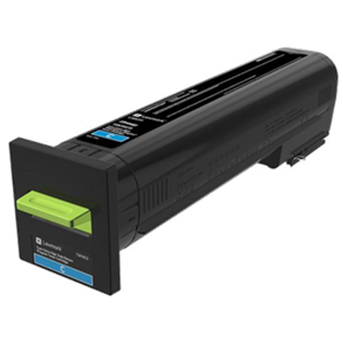 Lexmark 72K6XC0 Extra High Yield Cyan Toner Cartridge - 22,000 pages