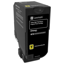 Lexmark 84C6HY0 HY Yellow Toner - 16,000 pages