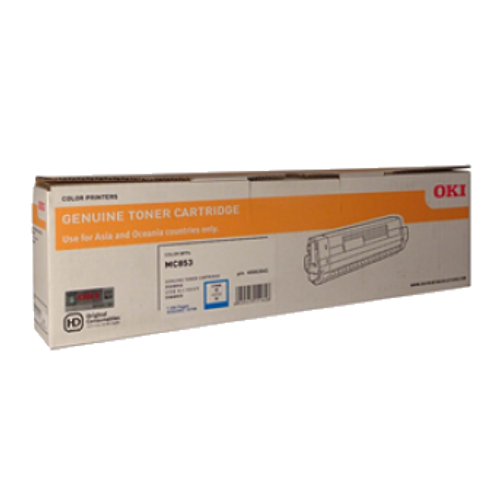 Oki MC853 Cyan Toner 7,300 pages Oki MC853 Cyan Toner 7,300 pages