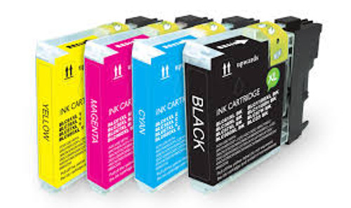 Compatible Brother LC-67 Value Pack - Blk, 1 CMY