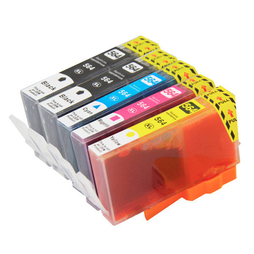 Compatible HP No.564XL Ink Plus Pack (Contains HI564 BXL x2 / CXL / MXL /YXL x 1ea