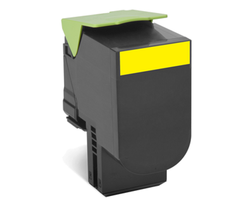Compatible Lexmark 808HY HY Yellow Toner - 3,000 pages