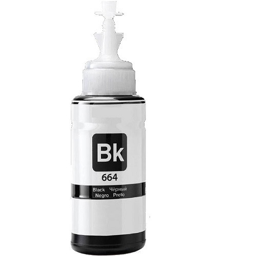 Compatible Epson T664 EcoTank Black Ink Bottle (ET-4500 only) Compatible Epson T664 EcoTank Black Ink Bottle (ET-4500 only)