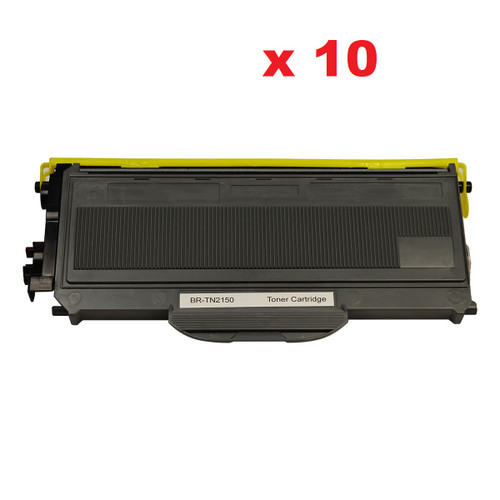 10 x Compatible Brother TN-2150 Toner Cartridge - 2,600 pages 10 x Compatible Brother TN-2150 Toner Cartridge - 2,600 pages