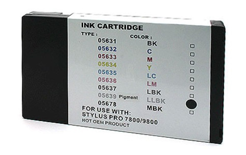 Compatible Epson T5639  Wide Format Light Light Black Inkjet Compatible Epson T5639  Wide Format Light Light Black Inkjet