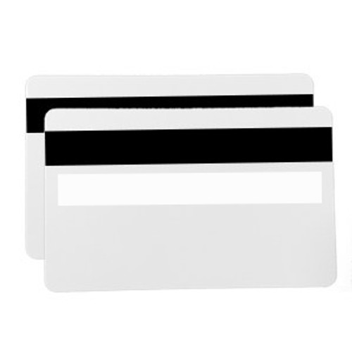 0.76mm White Card with Signature Panel & HiCo (500 Pack)