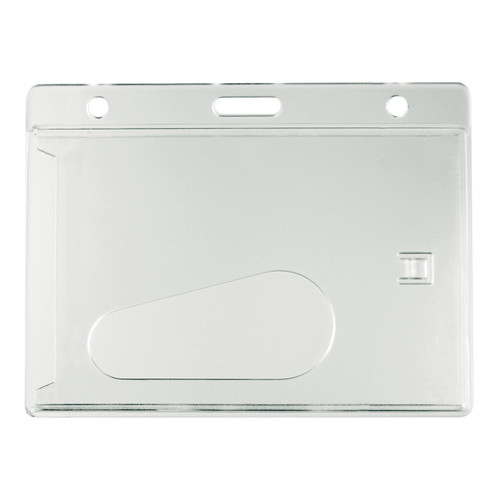 Rigid Card Holder (Landscape) - Clear Frost (100 Pack)