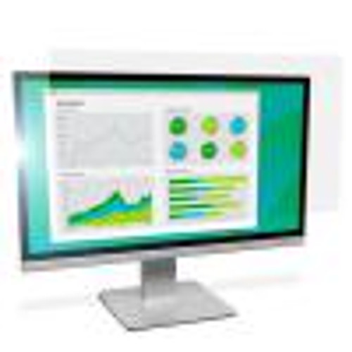 3M Anti Glare Filter for 24" Monitor with Adhesive Strips and Slide Mounts, 16:9