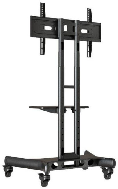 Atdec AD-TVC-45 Mobile TV Cart Black - Supports up to 65" & 45kg - Adjustable height