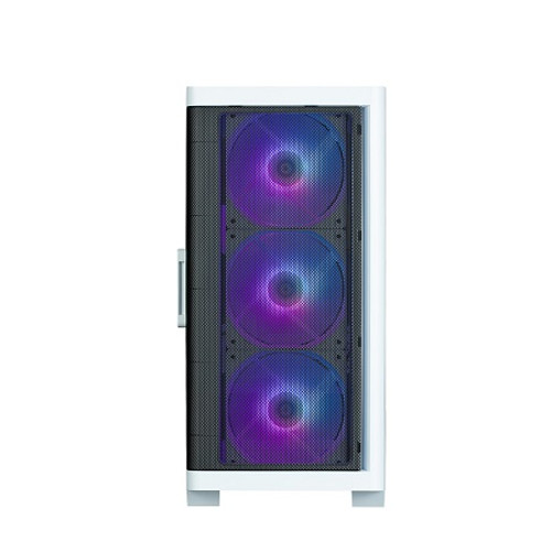 Zalman M4 WHITE, Mini Tower, Tempered Glass, Drive Bays: 1x3.5"/2.5", 1x3.5", 2x2.5", Expansion Slot: 4, Motherboard Support: mATX/Mini-ITX, Pre-Installed Fan: 4x120mm, ARGB, White, 1 Year Warranty Zalman M4 WHITE, Mini Tower, Tempered Glass, Drive Bays: 1x3.5"/2.5", 1x3.5", 2x2.5", Expansion Slot: 4, Motherboard Support: mATX/Mini-ITX, Pre-Installed Fan: 4x120mm, ARGB, White, 1 Year Warranty
