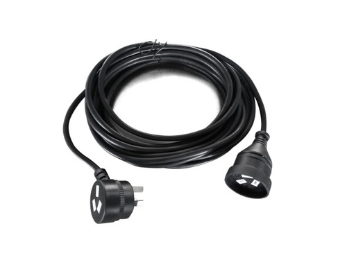 8Ware AU Power Cable Extension  3-Pin Male to Female 2m 3-Pin AU Piggy Back Black 8Ware AU Power Cable Extension  3-Pin Male to Female 2m 3-Pin AU Piggy Back Black
