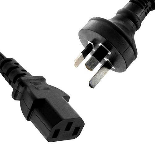 8Ware AU Power Cable 2m - Male Wall 240v PC to Female Power Socket 3pin to IEC 320-C13 for Notebook/AC Adapter 8Ware AU Power Cable 2m - Male Wall 240v PC to Female Power Socket 3pin to IEC 320-C13 for Notebook/AC Adapter