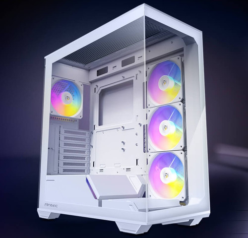 Antec C3 ARGB White ATX, 270 Degrees Full View, 4x ARGB PWM Fans with control, 36CM top, 24cm Front. Cable Management, GPU 41.5 CM. Ultra Gaming Case Antec C3 ARGB White ATX, 270 Degrees Full View, 4x ARGB PWM Fans with control, 36CM top, 24cm Front. Cable Management, GPU 41.5 CM. Ultra Gaming Case