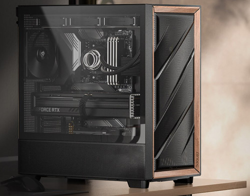 Antec Flux ATX, Black Premium Walnut Trim, 5x Black PWM Performance Fans. Ultra Cooling Design, ARGB Controller, Mid Tower Case Antec Flux ATX, Black Premium Walnut Trim, 5x Black PWM Performance Fans. Ultra Cooling Design, ARGB Controller, Mid Tower Case