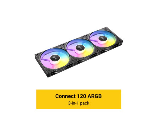 Antec C120 ARGB Black 3PK Performance 120mm PWM Fan FAN: 4-pin PWM | LED: 3-pin  Vibration Absorbing and Anti-Noise Pads Antec C120 ARGB Black 3PK Performance 120mm PWM Fan FAN: 4-pin PWM | LED: 3-pin  Vibration Absorbing and Anti-Noise Pads