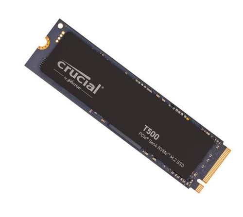 Crucial T500 1TB Gen4 NVMe SSD - 7300/6800 MB/s R/W 600TBW 1440K IOPs 1.5M hrs MTTF Acronis True Image Adobe Creative Cloud for PS5