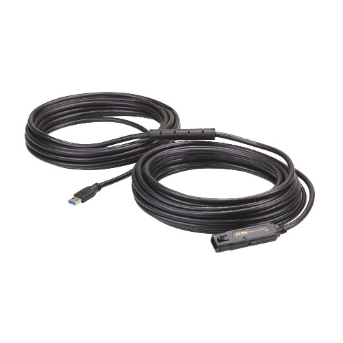 Aten USB 3.2 Gen 1 15m Extender Cable with AC Adapter, support 5 Gbps data-rate, daisy-chain up to 30m, unique locker head design Aten USB 3.2 Gen 1 15m Extender Cable with AC Adapter, support 5 Gbps data-rate, daisy-chain up to 30m, unique locker head design