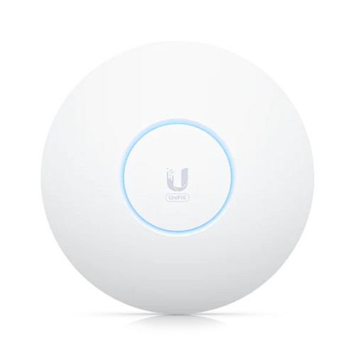 Ubiquiti UniFi U6-Enterprise WiFi 6E 4x4 MIMO PoE+ Access Point,140m Coverage,600+ Device&2.5GbE Uplink, Ceiling Mount,For High-Density, Incl 2Yr Warr