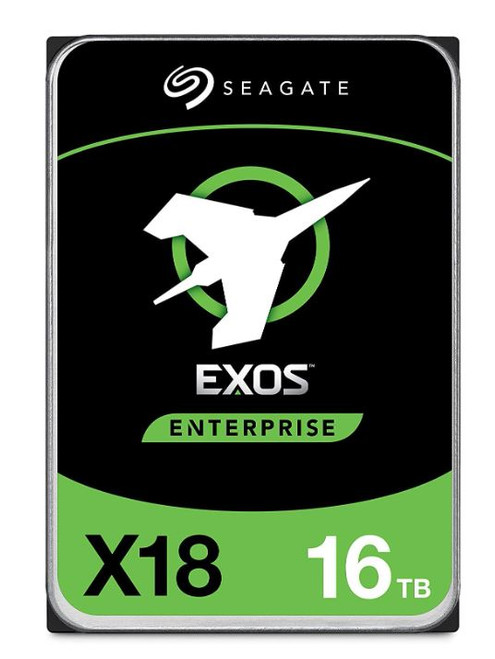 Seagate 16TB 3.5' SATA EXOS X18 Enterprise 512E/4KN, 6GB/S 7200RPM 24x7 data availability HDD. 5 Years Warranty