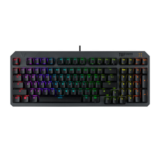 ASUS TUF Gaming K3 Gen II Optical-Mechanical RGB Keyboard, IP57 Waterproof & Dust Resistance, Compact 97-key Layout, Silicone Gasket Mount ASUS TUF Gaming K3 Gen II Optical-Mechanical RGB Keyboard, IP57 Waterproof & Dust Resistance, Compact 97-key Layout, Silicone Gasket Mount