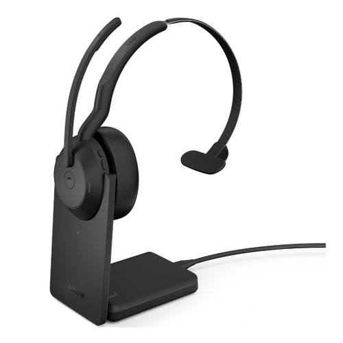Jabra  Evolve2 55, USB A, MS Teams, Mono, Stand, Active Noise Cancellation (ANC), Bluetooth 5.2 Dongle,
