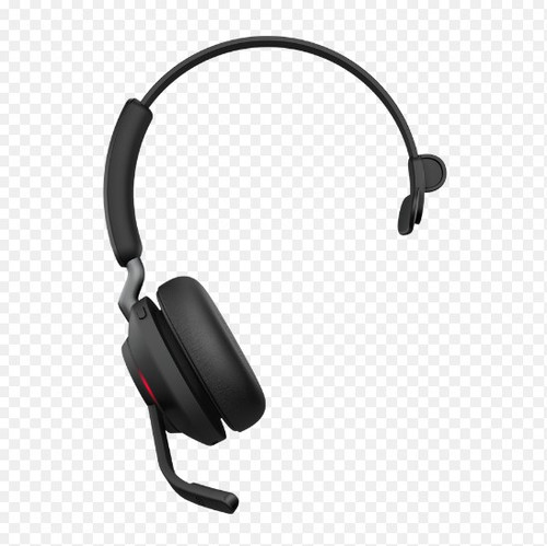 Jabra Evolve2 65 UC Mono Black Bluetooth Headset, Link 380 USB-A Passive Noise-cancelling, 2ys Warranty