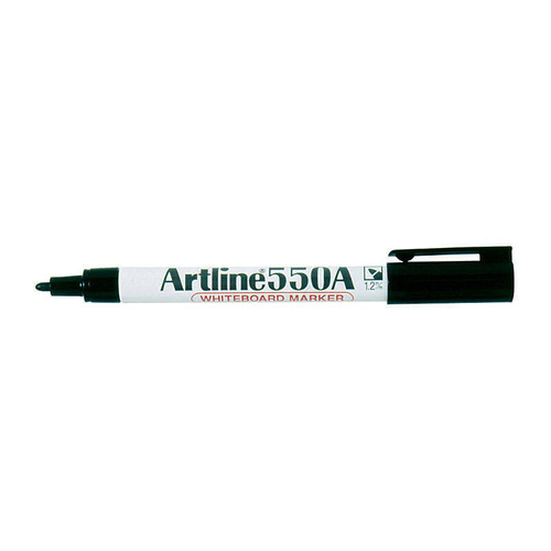 Artline 550A Whiteboard Marker Black Box of 12