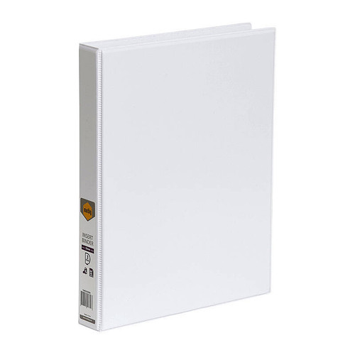 Marbig Insert Binder Clearview A4 3D Ring 25mm White