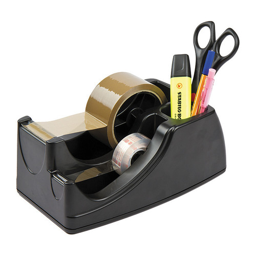 Marbig Pro Heavy Duty Tape Dispenser Black