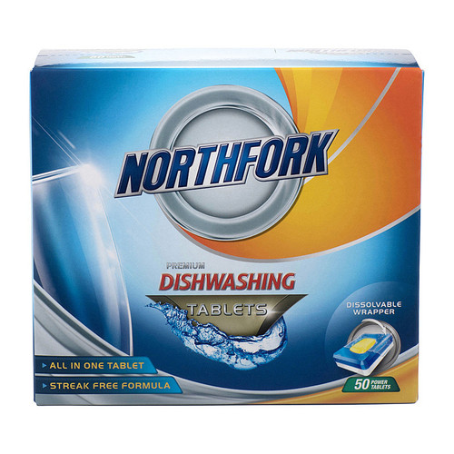 Northfork Dishwash Tabs All in One Box of 50