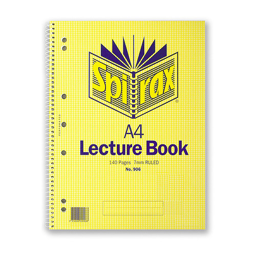 Spirax 906 Lecture Book A4 Pack of 10