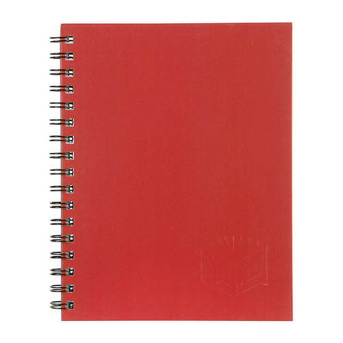 Spirax 511 Hard Cover Red Pack of 5 - 200 Pages 225 x 175