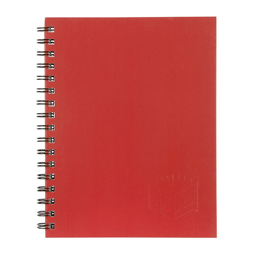 Spirax 512 Hard Cover Cover A4 Red Pack of 5