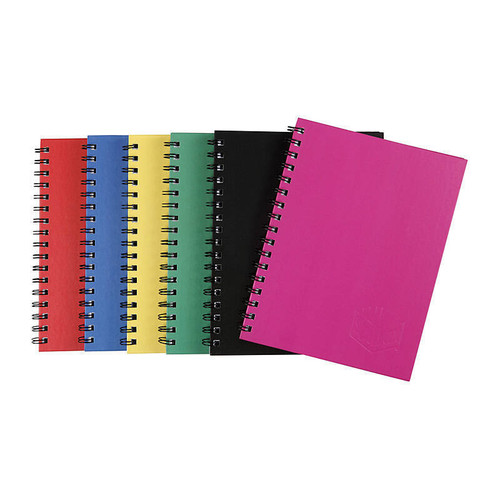Spirax 510 Hard Cover Assorted Pack of 5 200 Pages