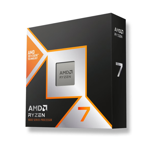 AMD Ryzen 7 9800X3D CPU 8 Core / 16 50 Thread - 96MB Cache - AM5 Socket - 120W TDP - AMD Radeon Graphics - Heatsink
