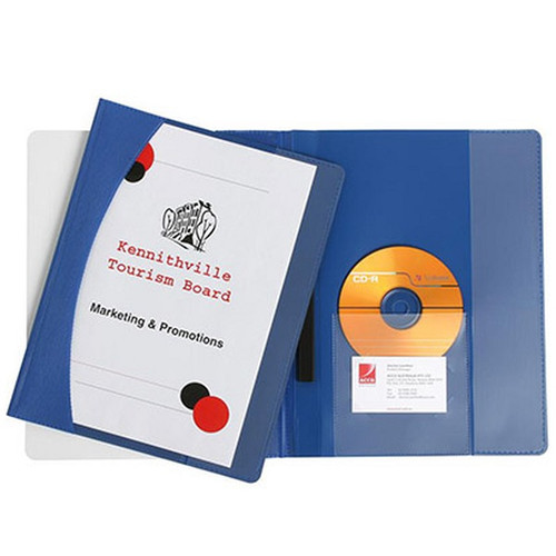 Marbig File A4 Flat Premier Blue