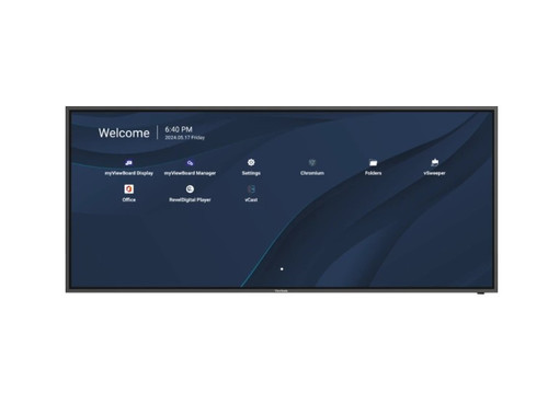 Viewsonic CDE92UW 92' 5K 5120 x 2160 Commercial Presentation Display, 24/7, USB-C, Pro AV 2024 3 Years Advance Replacement, VESA 800 x 600 Viewsonic CDE92UW 92' 5K 5120 x 2160 Commercial Presentation Display, 24/7, USB-C, Pro AV 2024 3 Years Advance Replacement, VESA 800 x 600