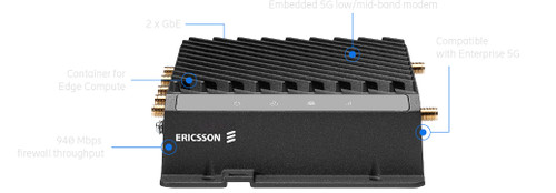 Cradlepoint R980 5G Mobile & IOT Ruggedized Router, Essential Plan, 5G & Cat 19 LTE, 2x GbE Ports, Dual SIM, 1xUSB2.0, 940 Mbps,5G SASE,3Year NetCloud Cradlepoint R980 5G Mobile & IOT Ruggedized Router, Essential Plan, 5G & Cat 19 LTE, 2x GbE Ports, Dual SIM, 1xUSB2.0, 940 Mbps,5G SASE,3Year NetCloud