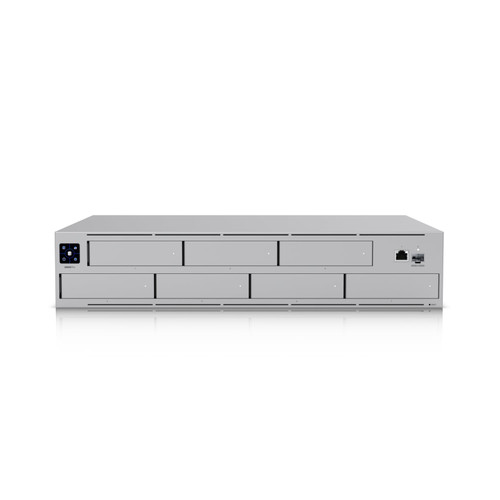 Ubiquiti UNAS Pro 2U Rack-mount NAS, (7) 2.5/3.5' Drive Bays &10 Gbps Performance Designed For Large-scale File Storage & Sharing, 2Yr Warr