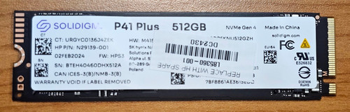 OEM 512GB Gen4 NVMe SSD 3500/1625MB/s R/W 200TBW 220K/300K IOPS 1.5M hrs MTTF M.2 2280 PCIe 4 1yr wty >500GB (not Crucial) OEM 512GB Gen4 NVMe SSD 3500/1625MB/s R/W 200TBW 220K/300K IOPS 1.5M hrs MTTF M.2 2280 PCIe 4 1yr wty >500GB (not Crucial)