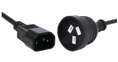 PowerShield IEC C14 10A to AUS 3 Pin 10A socket adaptor
