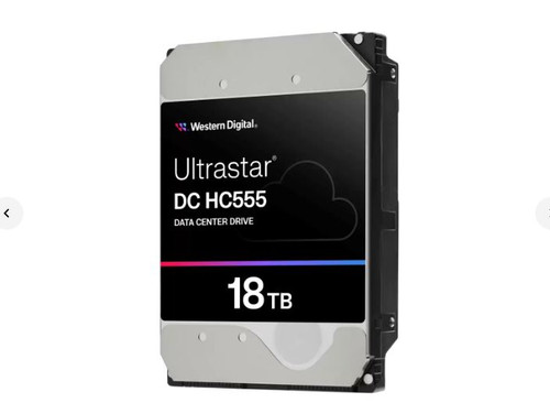 Western Digital WD Ultrastar 18TB 3.5' SAS HC555 Data Center HDD Storage Western Digital WD Ultrastar 18TB 3.5' SAS HC555 Data Center HDD Storage