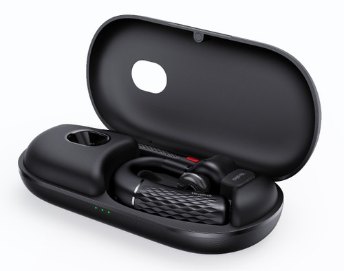 Yealink BH71 Pro USB-C Bluetooth Wireless Mono Headset, Carrying Case w/ Built-In Battery (+20hrs), USB-C to USB-A Cable, 10H Talk Time