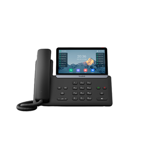 Yealink SIP-T77U IP Phone, 7' Touchscreen, 16 SIP Accounts, Dual USB, HD Voice, PoE, Linux 6.1, TEE Encryption, Wall Mountable Yealink SIP-T77U IP Phone, 7' Touchscreen, 16 SIP Accounts, Dual USB, HD Voice, PoE, Linux 6.1, TEE Encryption, Wall Mountable