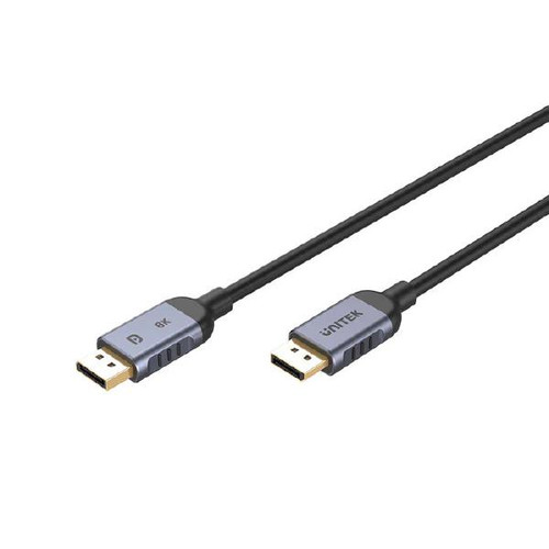 Unitek 3M, DP1.4 Male To Male Cable (8K), Pure Copper, Black, Unitek Gift Box - supports high resolution 8K@60Hz,4K@60Hz/120Hz/240Hz,and 2K