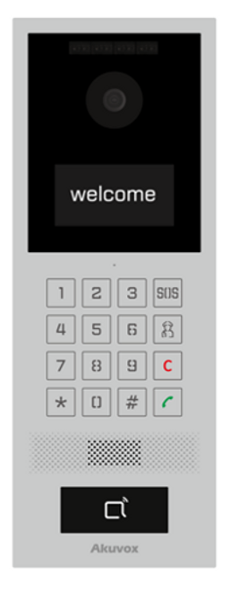 SIP INTERCOM WITH KEYPAD AND RF CARD READER