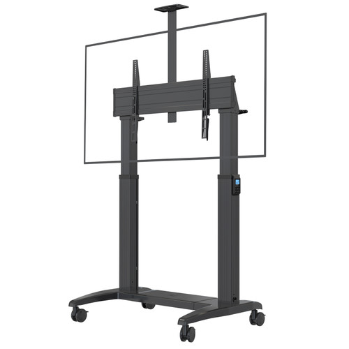 NORTH BAYOU HEAVY DUTY ELECTRIC HEIGHT ADJUST TV TROLLEY 60 - 120 136KG NORTH BAYOU HEAVY DUTY ELECTRIC HEIGHT ADJUST TV TROLLEY 60 - 120 136KG