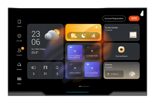 AKUBELA 10.36 INCH TOUCH SCREEN WITH METAL FRAME POE