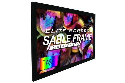 120 FIXED FRAME 169 SILVER PROJECTOR SCREEN CINEGREY 3D - SABLE FRAME 3D 120 FIXED FRAME 169 SILVER PROJECTOR SCREEN CINEGREY 3D - SABLE FRAME 3D