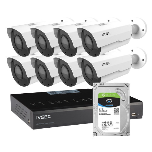 LX SERIES KIT 8 X NC317XC 5MP IP CAM IVNR008XB-2TB 8 x PoE NVR 4K IVS LX SERIES KIT 8 X NC317XC 5MP IP CAM IVNR008XB-2TB 8 x PoE NVR 4K IVS